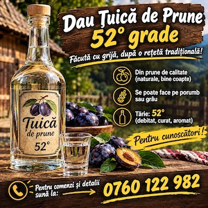 Schimb pălincă de prune pe porumb,sau vand 40 de lei litru