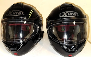 Set 2 Căști Moto Flip-Up X-Lite X-1005 (Mărimi M și S) + Intercom Sena 20S 