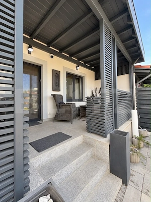 Duplex elegant,  160 mp utili și grădină amenajată – Dumbravita - imagine 17