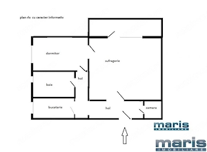 Apartament 2 camere etaj 2 Semicentral - Policlinica 2 - imagine 8