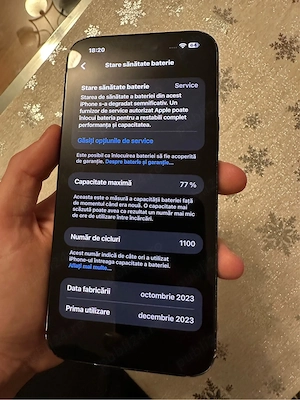 Vând iPhone 15 Plus, 256 GB   1.650 lei negociabil