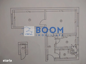 Apartament 2 camere | Etaj 2 | Zona Centrala | Boxa | - imagine 10
