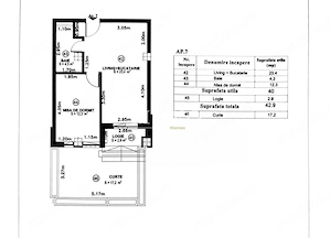2 camere | Bloc nou | Gradina | Loc Parcare | Complex Premium | - imagine 8