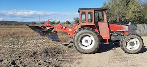 Tractor Valtra Valmet 365 (consum 9,5 litri la Ha) și plug Kverneland - imagine 3