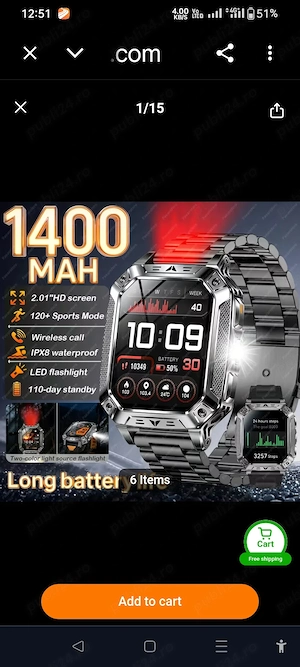 Vând smartwatch nou în cutie.