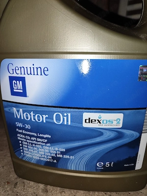 Ulei Opel GM, dexos 2, 5w30, bidon 5 litri  - imagine 2
