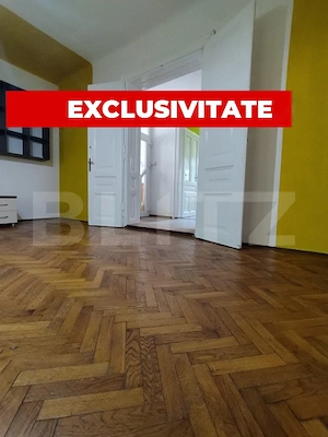 Apartament 3 camere, casa interbelica, elemente originale prezente, Balcescu