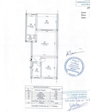 Apartament 2 camere cu terasă de 12,4 mp | Dumbrăvița - imagine 11