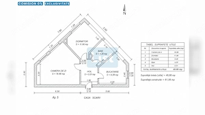 Apartament 2 camere, etaj 2, Zona Kiseleff.