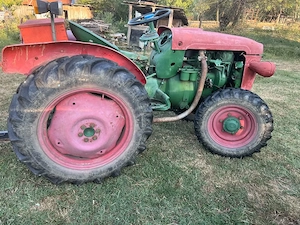Vand tractor SAME, 25 CP, 4x4, cardan central, cu plug cu două brazde și remorcuță - imagine 2