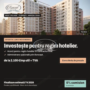 Zona VIVO, investitii in apartamente cu 2 si 3 camere