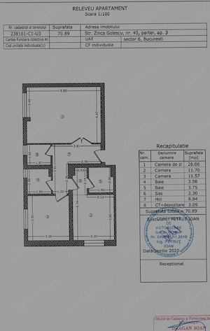 Apartament 3 camere, 71 mp, bloc boutique 2020, mobilat și utilat complet   Crângași Regie, propriet - imagine 5