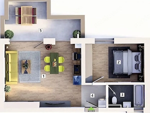 Apartament 2 camere cu loc de parcare inclus - imagine 17
