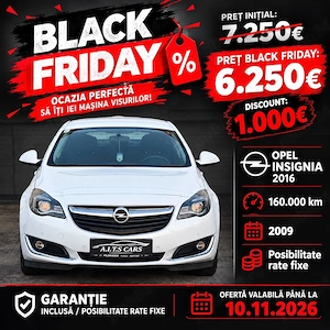 Opel Insignia 2016 Facelift 1.4 Turbo  Posibilitate rate  Garantie