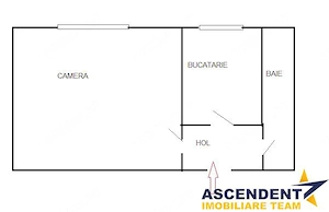 Studio cu personalitate, amenajare aparte, 31 mp, ideal investitie, constructie 2018, Tractorul, Bra - imagine 7