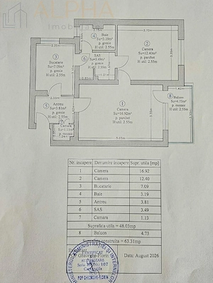 Apartament cu 2 camere de vanzare – zona centrala, Bistrita - imagine 10