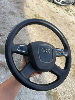 Volan piele Audi (complet cu Airbag) - imagine 2