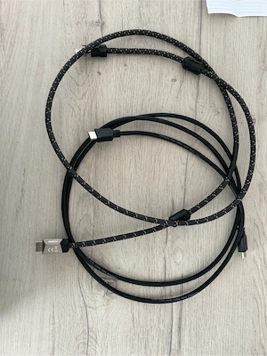 Set 2 cabluri HDMI High Speed with Ethernet (1x textil împletit + 1x clasic)