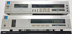 Amplificator Mitsubishi DA-U52 + Casetofon Deck DT-52 Linie Audio Vintage