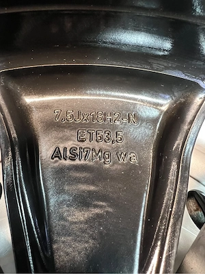 Vand set complet de 4 jante Mercedes Benz originale R18 - imagine 8