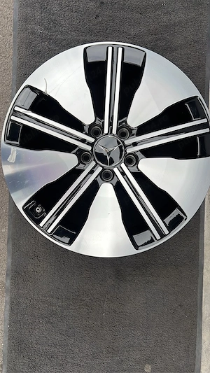 Vand set complet de 4 jante Mercedes Benz originale R18 - imagine 5