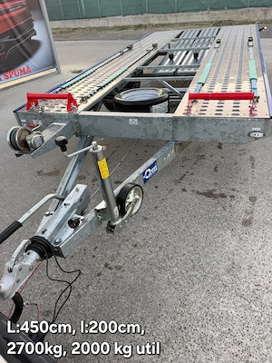Închiriez remorca  platformă auto,atv,moto,marfă 