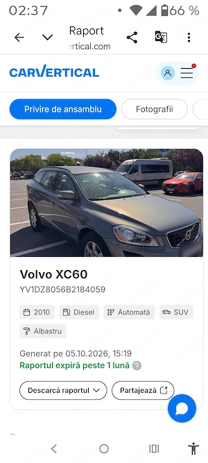 Vând  Schimb Volvo XC60 2.4 d 113000 km - imagine 6
