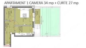 Apartamente 1 si 2 camere decomandate LUNCA CETĂȚUII, IASI. COMISION 0% pentru cumpărător   - imagine 9