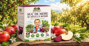 Suc de mere cu sfeclă la BIB de 3 litri