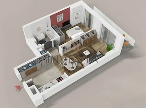 Apartament 2 camere, zona Centrala, Ansamblu rezidential premium! - imagine 7
