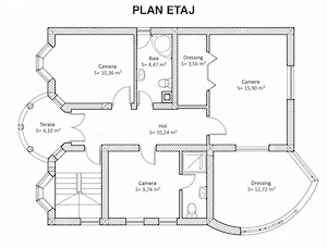 Casa S+P+E, teren 298 mp, zona Biserica Albastra, Rogerius – Oradea - imagine 19