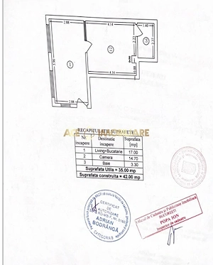 2 Camere de vanzare | Bucurestii Noi | Metrou | 0% Comision | Centrala | Curte - imagine 9