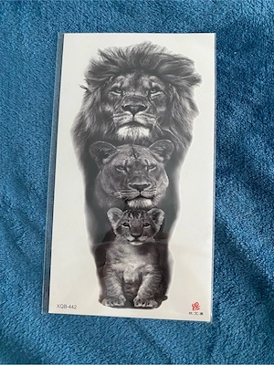 Tatuaj Temporar Familia Leului