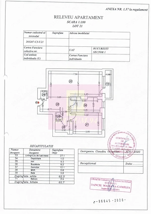 Apartament 2 camere | Băneasa–Aviației | 65,7 mp | Bucătărie separată - imagine 10