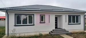 Sabareni, casa noua parter, 4 cam + dep., supraf. 143 mp, curte 452 mp
