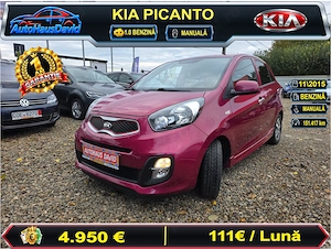 kia picanto 1.0 benzina 70 cp euro 5 unic proprietar incalzire scaune