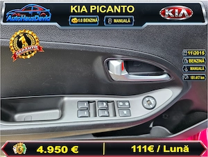 kia picanto 1.0 benzina 70 cp euro 5 unic proprietar incalzire scaune - imagine 7
