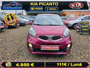 kia picanto 1.0 benzina 70 cp euro 5 unic proprietar incalzire scaune - imagine 2