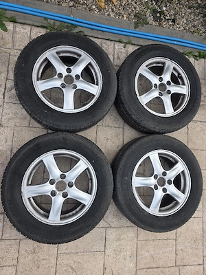 Set 4 jante aliaj 5x114,3 cu anvelope 215/65/16 - imagine 3