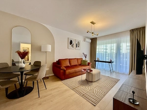 2 camere | Atria Urban Resort | Terasă 24 mp | Piscină | Metrou | Parcare