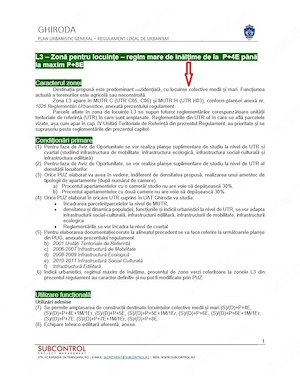 Teren Ghiroda | Rezidential |  Apartamente (Studio , 1-5 camere) - imagine 2