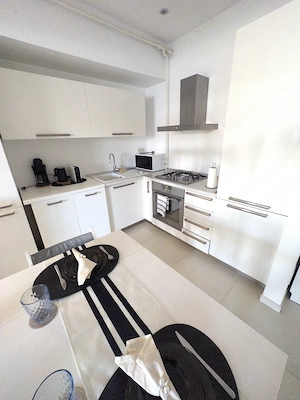 Garsonieră Cișmigiu 38 mp | AC | Mobilata Modern | Utilata | Terasă - imagine 5