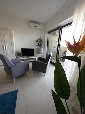 Garsonieră Cișmigiu 38 mp | AC | Mobilata Modern | Utilata | Terasă - imagine 4