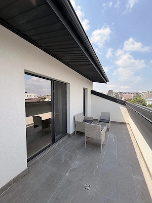 2 camere | Băneasa   Aviației | 60 mp + 25 mp terase | Bloc nou | Mobilat lux - imagine 10
