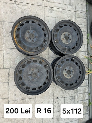 Set 4 jante otel 5x112 R 16
