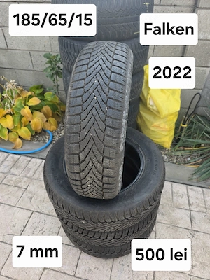 Set 4 anvelope iarna 185/65/15 Falken 7 mm