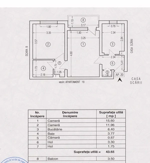 Apartament 2 camere de vanzare zona Tomis 1 - imagine 6