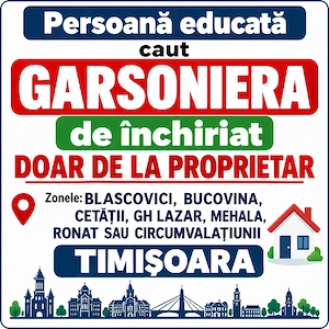 Garsoniera pentru inchiriat