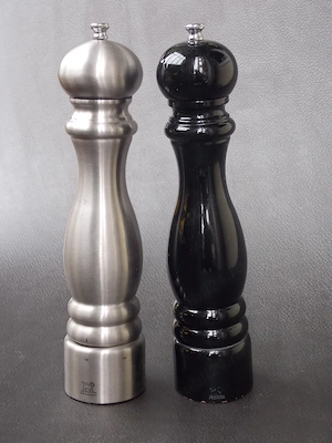 Set 2 rasnite 30cm sare si piper PEUGEOT Paris Chef USelect inox si lemn