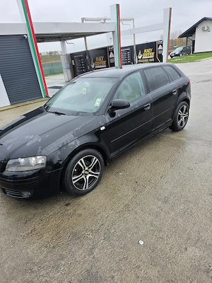 Audi A3 8P 1.9 TDI 105 CP   Interior piele bej   Consum redus - imagine 2